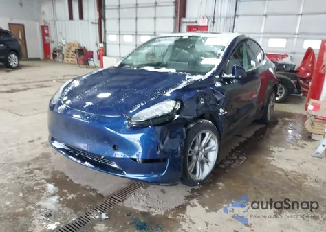 2023 Tesla Model Y Awd/Long Range Dual Motor All-Wheel Drive from USA, damaged, VIN 7SAYGDEEXPF764494